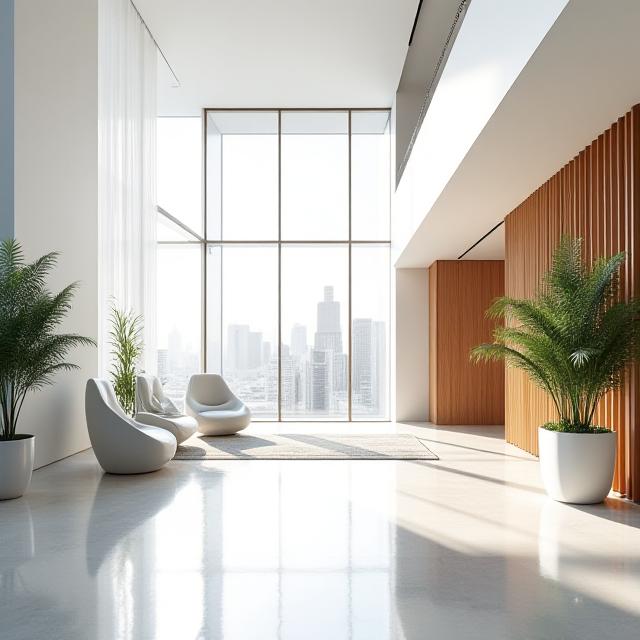 Biroul modern PeakMind AI din București